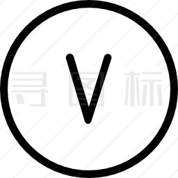 字母V图标