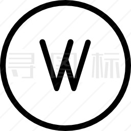 字母W图标