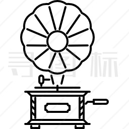 留声机图标