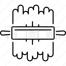 面团轧制图标