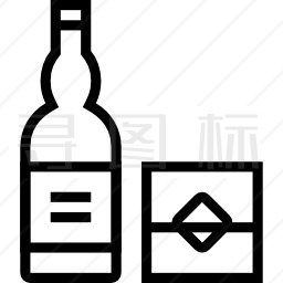 威士忌酒图标