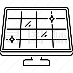 太阳能电池板图标