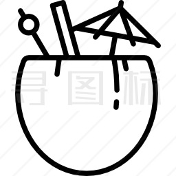 椰子饮料图标