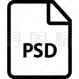 PSD图标