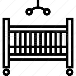 婴儿床图标