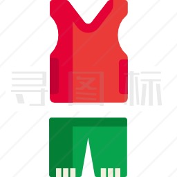 休闲服图标