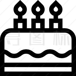 生日蛋糕图标