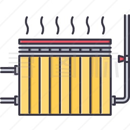 暖气片图标