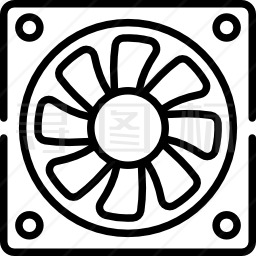排气扇符号图片