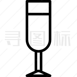 香槟酒杯图标