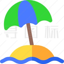 太阳伞图标