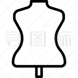 服装模特道具图标