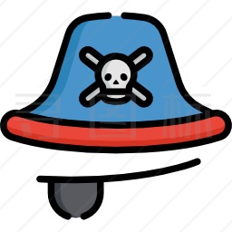 海盗帽子图标