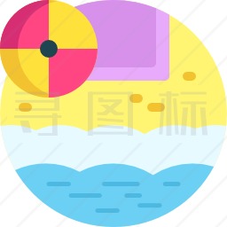 海滩图标