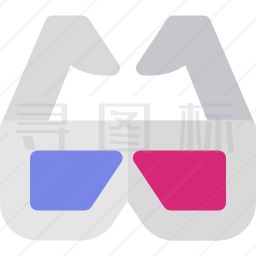 3D眼镜图标