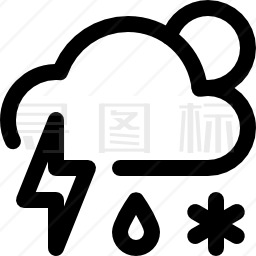 暴风雨图标