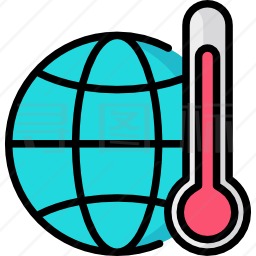 全球变暖图标