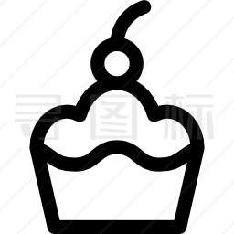 纸杯蛋糕图标