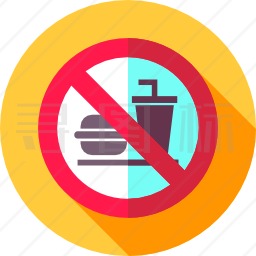 禁吃食物图标