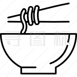 筷子简笔画面条图片