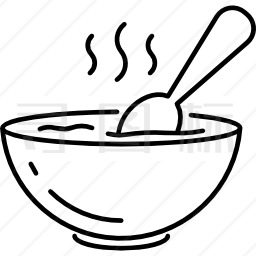 画一碗汤的简笔画图片