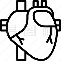 心脏的形状简笔画图片