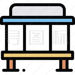 公共汽车站图标