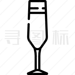 香槟酒杯图标