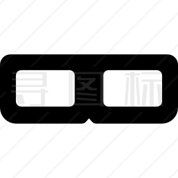 3D眼镜图标