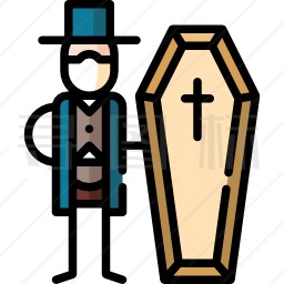 殡仪业人员图标