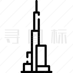 摩天大楼图标