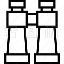 双筒望远镜图标