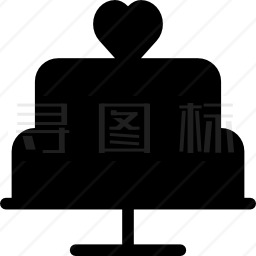 婚礼蛋糕图标