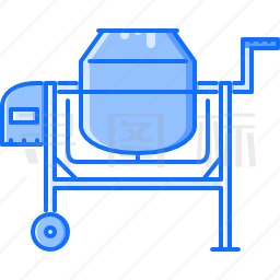 混凝土搅拌机图标