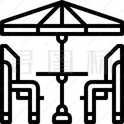 太阳伞图标