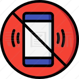 禁止携带手机图标