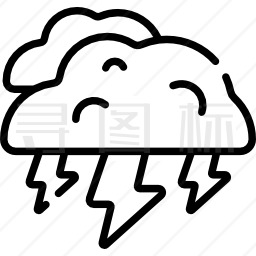 打雷图标