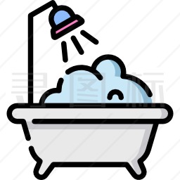 洗澡图标