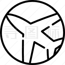 丹麦航空运输图标