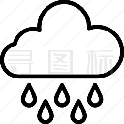 雨图标