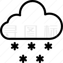 下雪图标