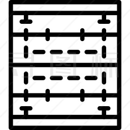 橄榄球球场图标