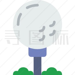 高尔夫球图标