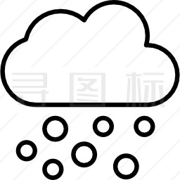 冰雹图标