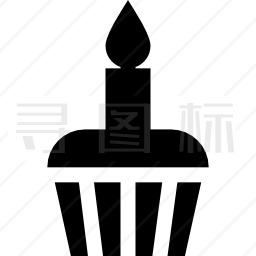 纸杯蛋糕图标