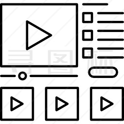 视频播放器图标