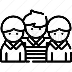 团队简笔画logo图片