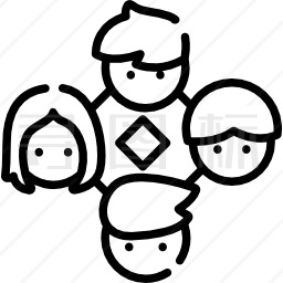 团队简笔画logo图片