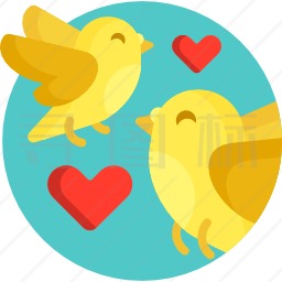 爱情鸟图标