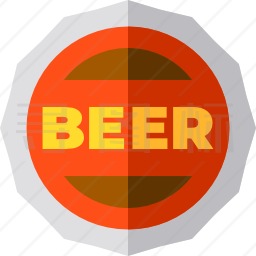 啤酒瓶盖图标